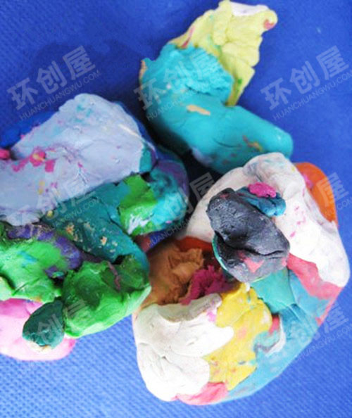 幼儿园春天环境布置图片：开心果壳花朵2