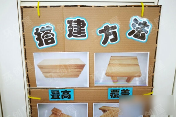 建构区搭建方法示意图