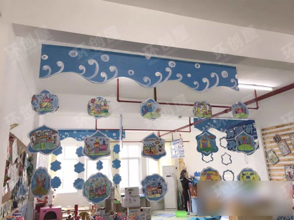 幼儿园整体环创主题布置图片
