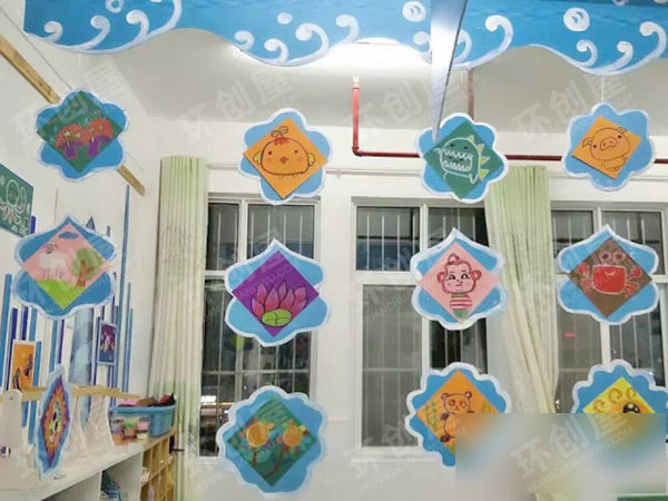 幼儿园整体环创主题布置图片