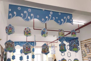 幼儿园整体环创主题布置图片9张
