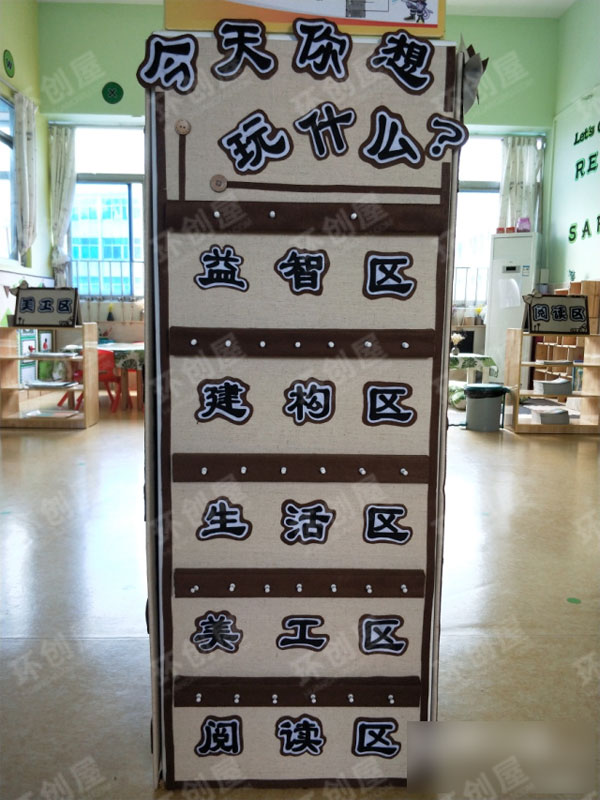 幼儿园区域卡区域标识图片