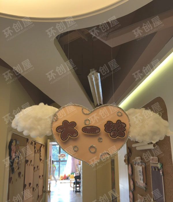 幼儿园整体环创粉色系主题环境图片