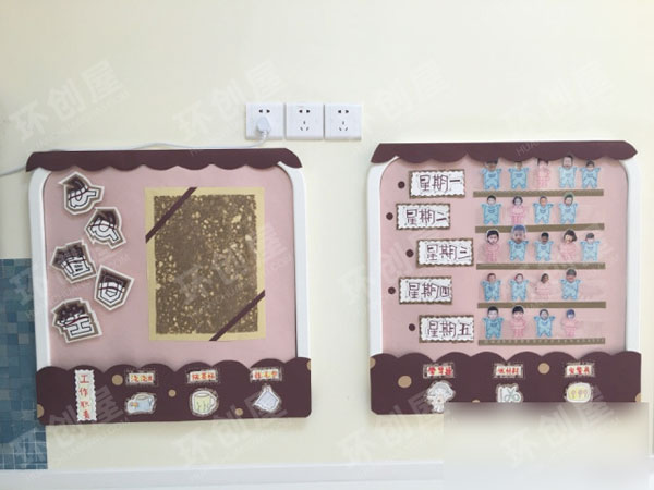 幼儿园整体环创粉色系主题环境图片