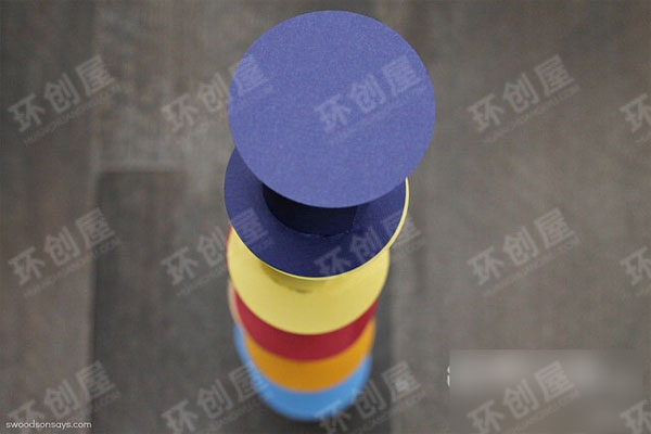 建构区纸筒搭建玩法图片