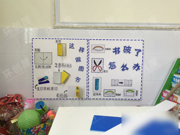 阅读区制作修补图书步骤图片