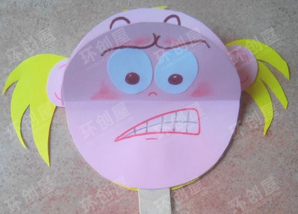 幼儿园益智区情绪小人图片