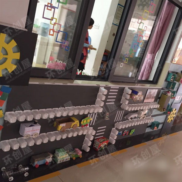 幼儿园汽车总动员主题墙图片