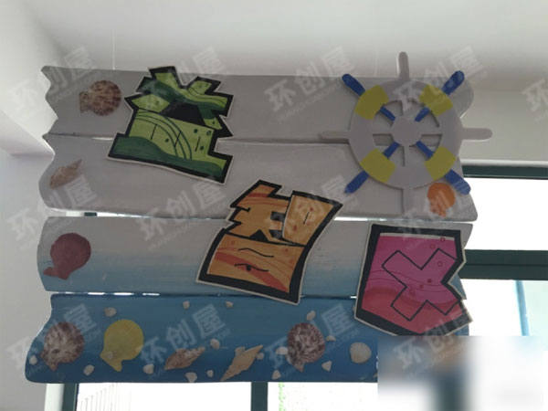幼儿园区角挂牌吊饰图片