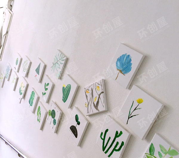 幼儿园楼道墙面环创布置图片森系