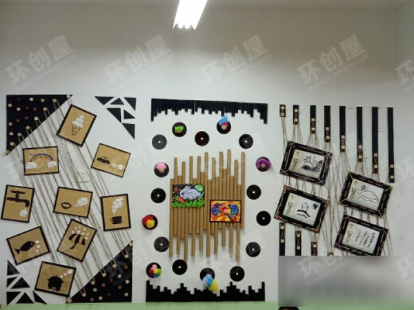 美工区作品墙布置图片