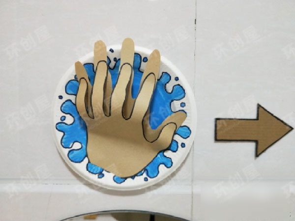 幼儿园卫生间洗手五步法图片