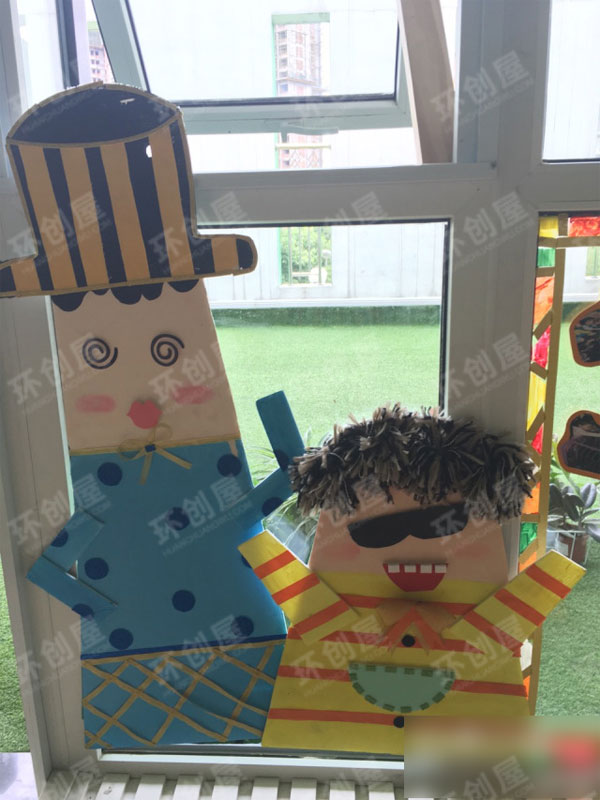 幼儿园人小鬼大主题环境和区角创设图片