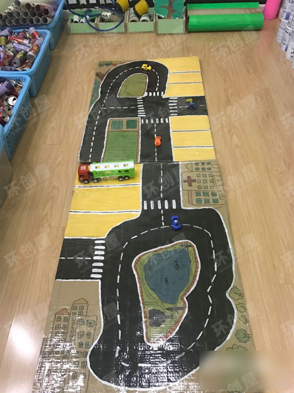 幼儿园建构区废物利用图片