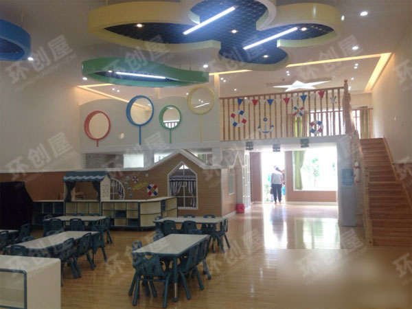 幼儿园海洋风教室环境装饰图片