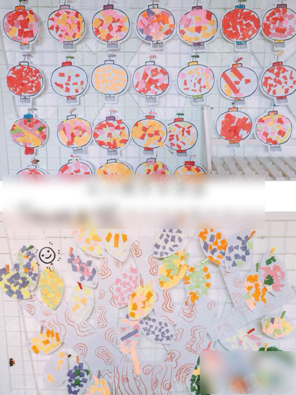 小班撕纸特色区图片