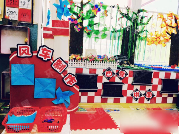 幼儿园阅读区春夏秋冬四季主题图片