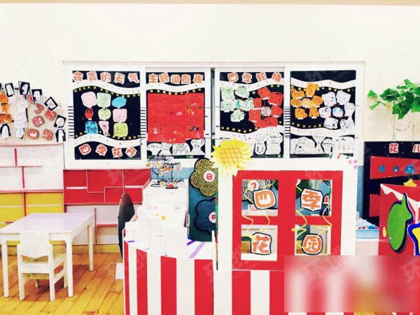 幼儿园阅读区春夏秋冬四季主题图片