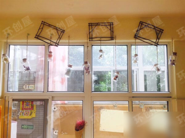 幼儿园吊饰挂饰树枝干花图片