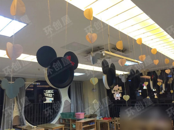 幼儿园家园联系栏可爱米奇主题环境图片