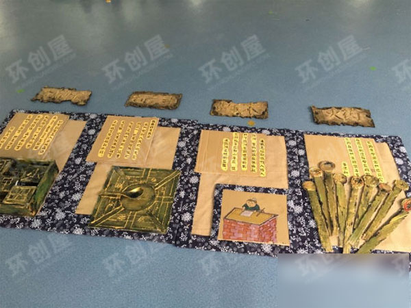 中国四大发明幼儿园环创图片