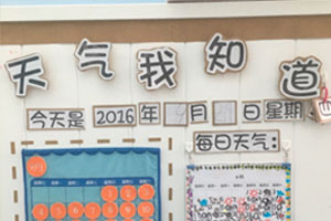 大班环创天气预报记录表统计表图片3张