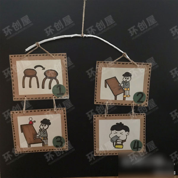 幼儿园环创墙面图片餐后气象食物