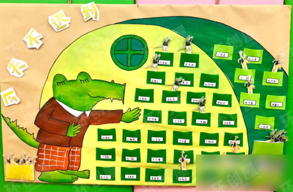 幼儿园生活环创绘本图片