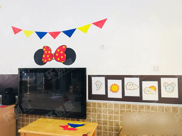 幼儿园生活环创米奇主题墙图片