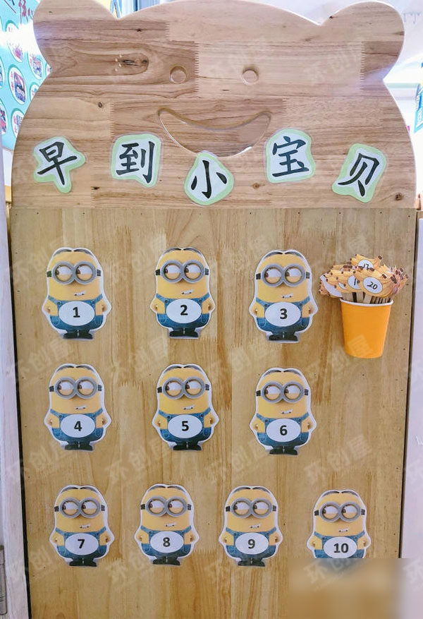 幼儿园小黄人主题环创图片