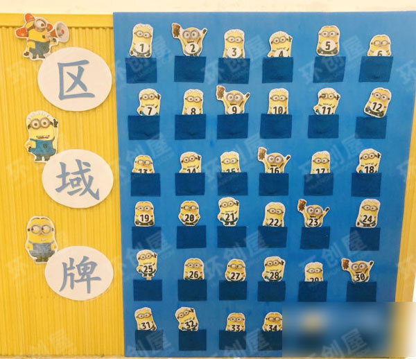 幼儿园小黄人主题环创图片