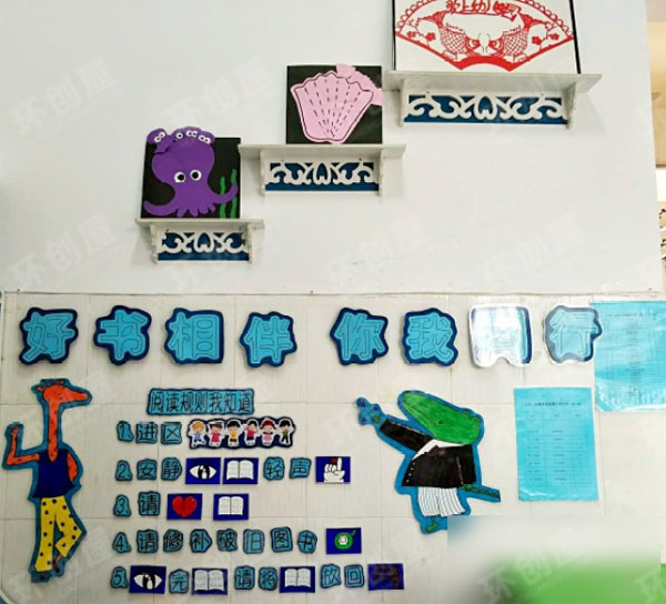 幼儿园阅读区环创布置图片