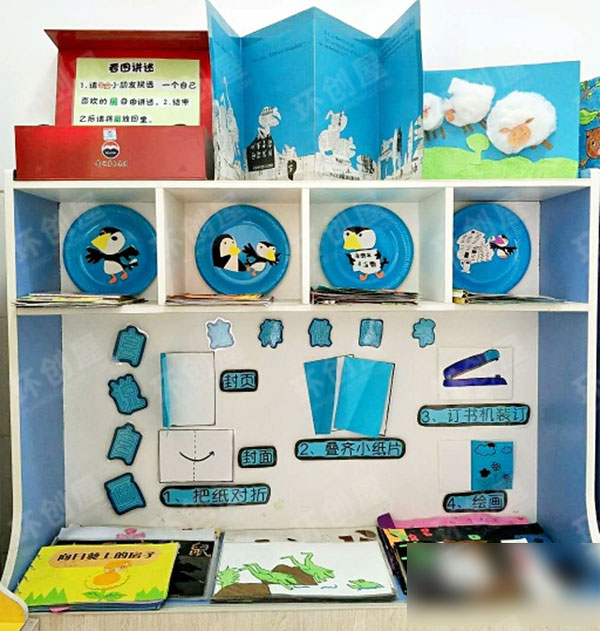 幼儿园阅读区环创布置图片