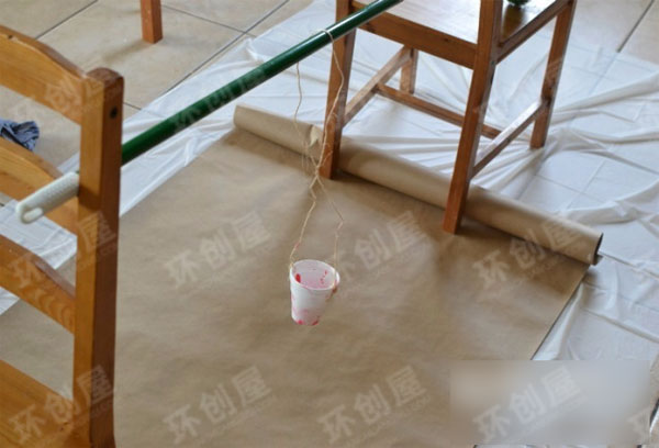 幼儿园美工区钟摆画作品图片