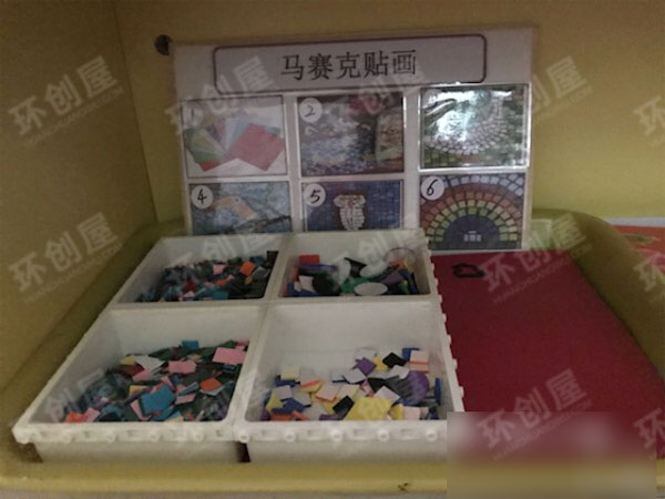幼儿园美工区区域自学材料图片