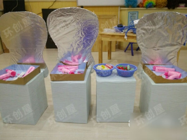 角色区理发店布置图片