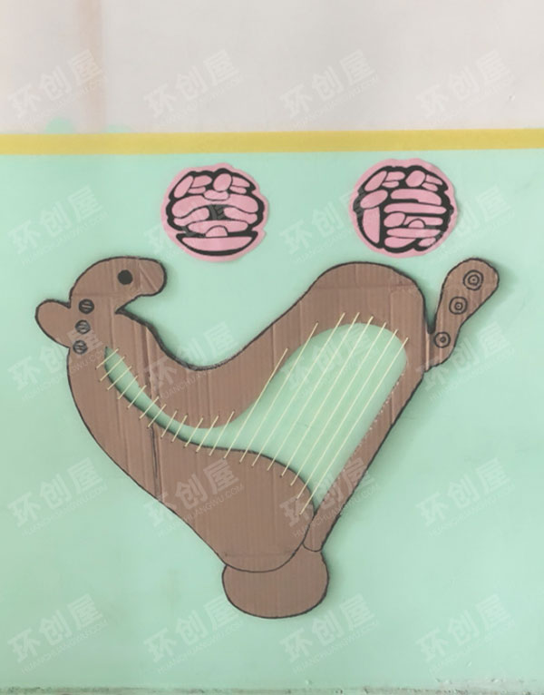 幼儿园墙面装饰画图片古代乐器