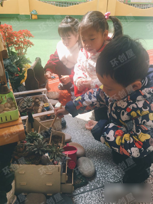 小班春季植物角环创布置图片