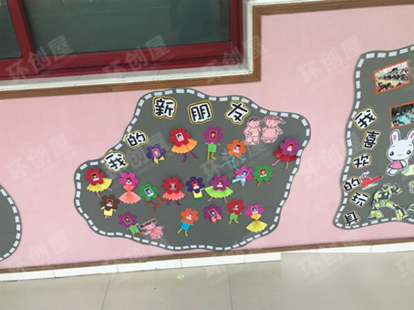 小班主题墙环创图片我上幼儿园