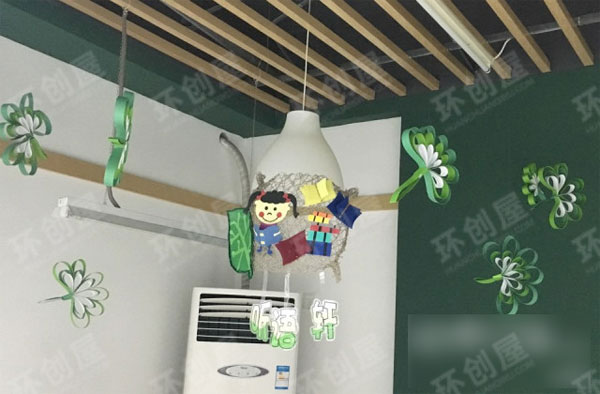 幼儿园小班吊饰环创图片