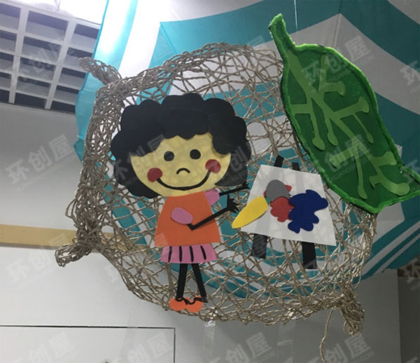 幼儿园小班吊饰环创图片