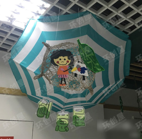 幼儿园小班吊饰环创图片