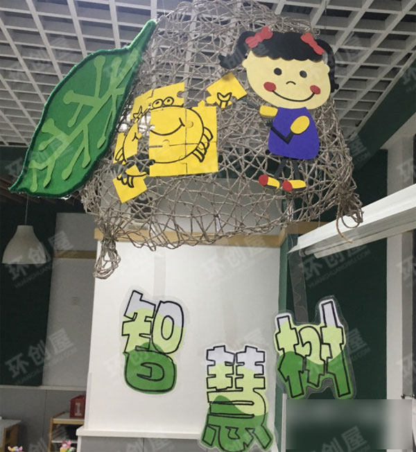 幼儿园小班吊饰环创图片