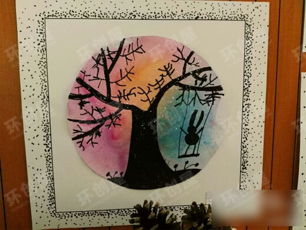 幼儿园美术作品展图片