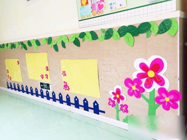 幼儿园墙面布置图片春天主题