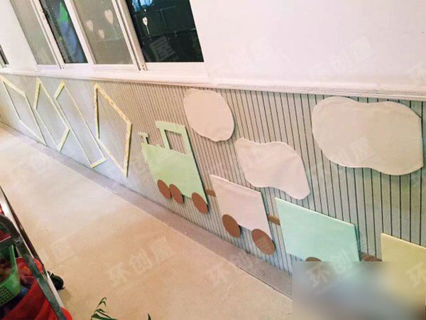 幼儿园长颈鹿主题环境布置图片
