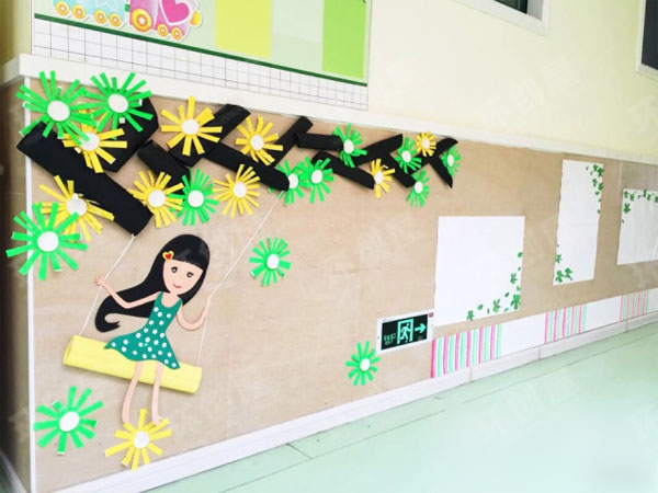 幼儿园墙面布置图片春天主题