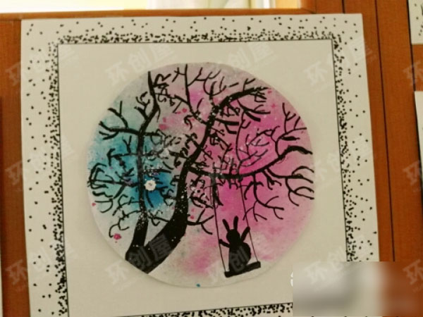 幼儿园美术作品展图片