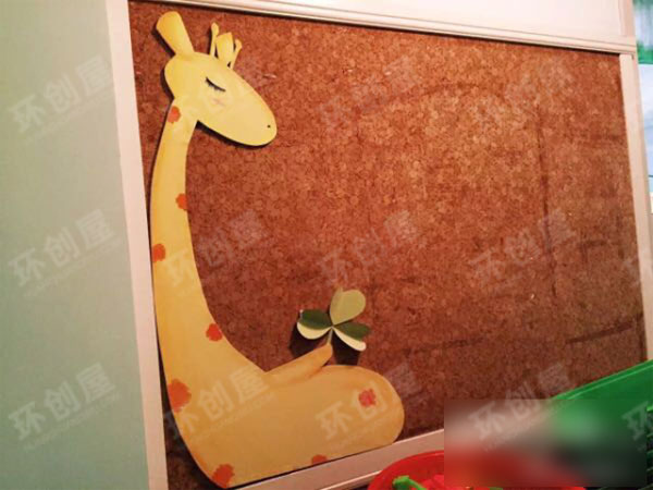 幼儿园长颈鹿主题环境布置图片