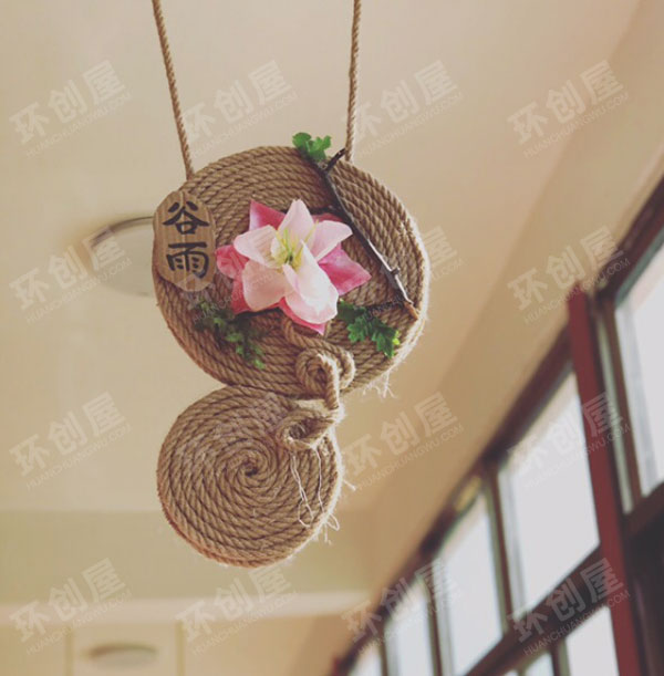 大班环创吊饰布置图片节气主题